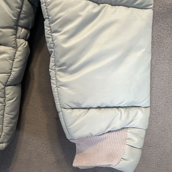 VTG Walls BLIZZARD PRUF Puffer Coat Faux Fur Collar Chore Western Mens L Gray - Picture 5 of 10